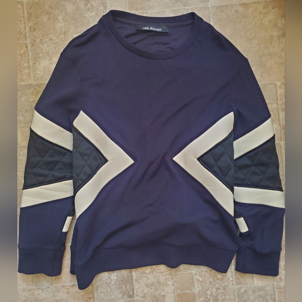 NEIL BARRETT MODERNIST SWEATSHIRTSIZE SMALL